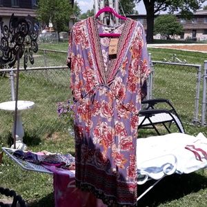 Midi Length Romantic Gypsy Dress